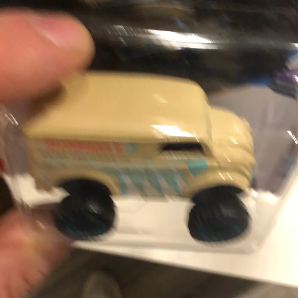 Monster Dairy Delivery Toy Car - Cream and Blue